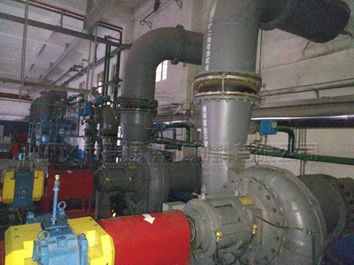 DN800翻邊橡膠接頭使用在貴州貴溪發(fā)電有限公司